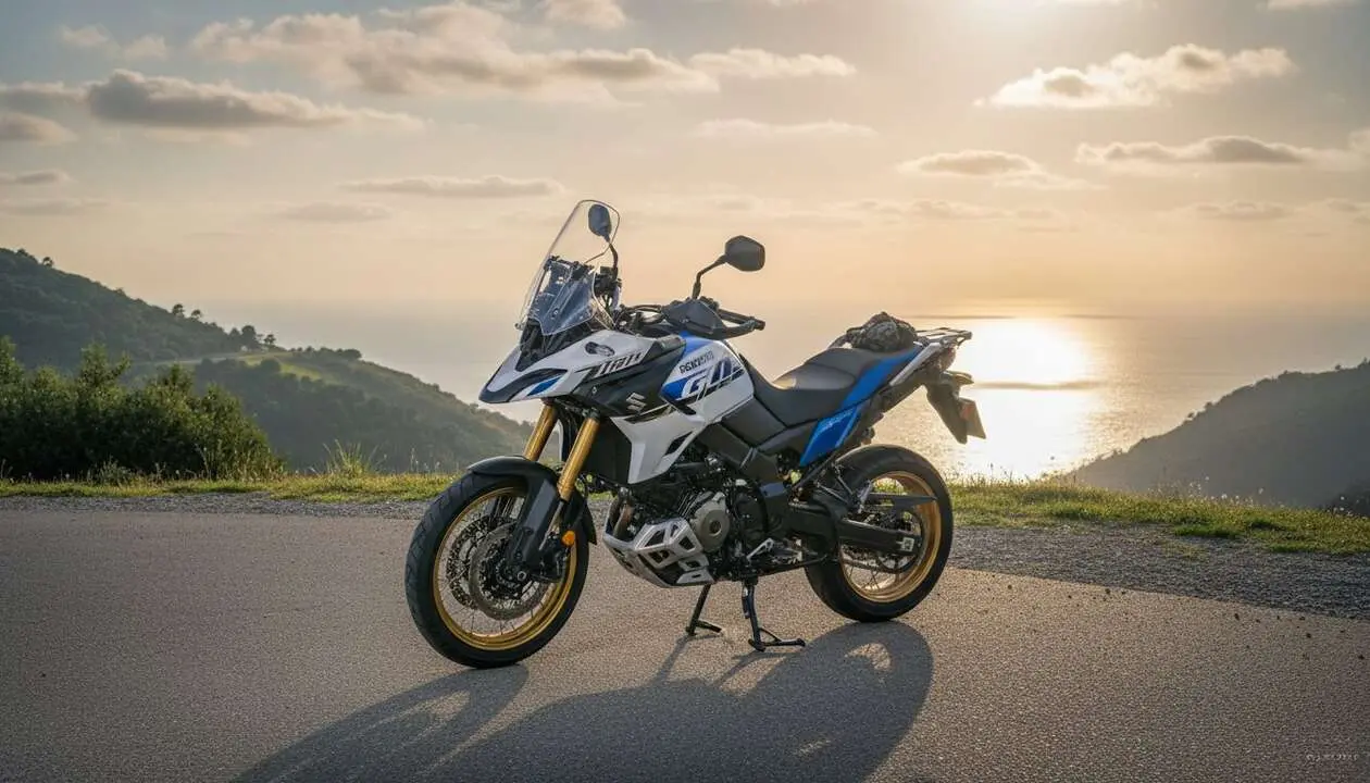  Suzuki V-Strom 1050 Tech Hamamatsu Edition edici&oacute;n limitada exclusiva con dise&ntilde;o avanzado y tecnolog&iacute;a innovadora &mdash; Imagen generada por IA 