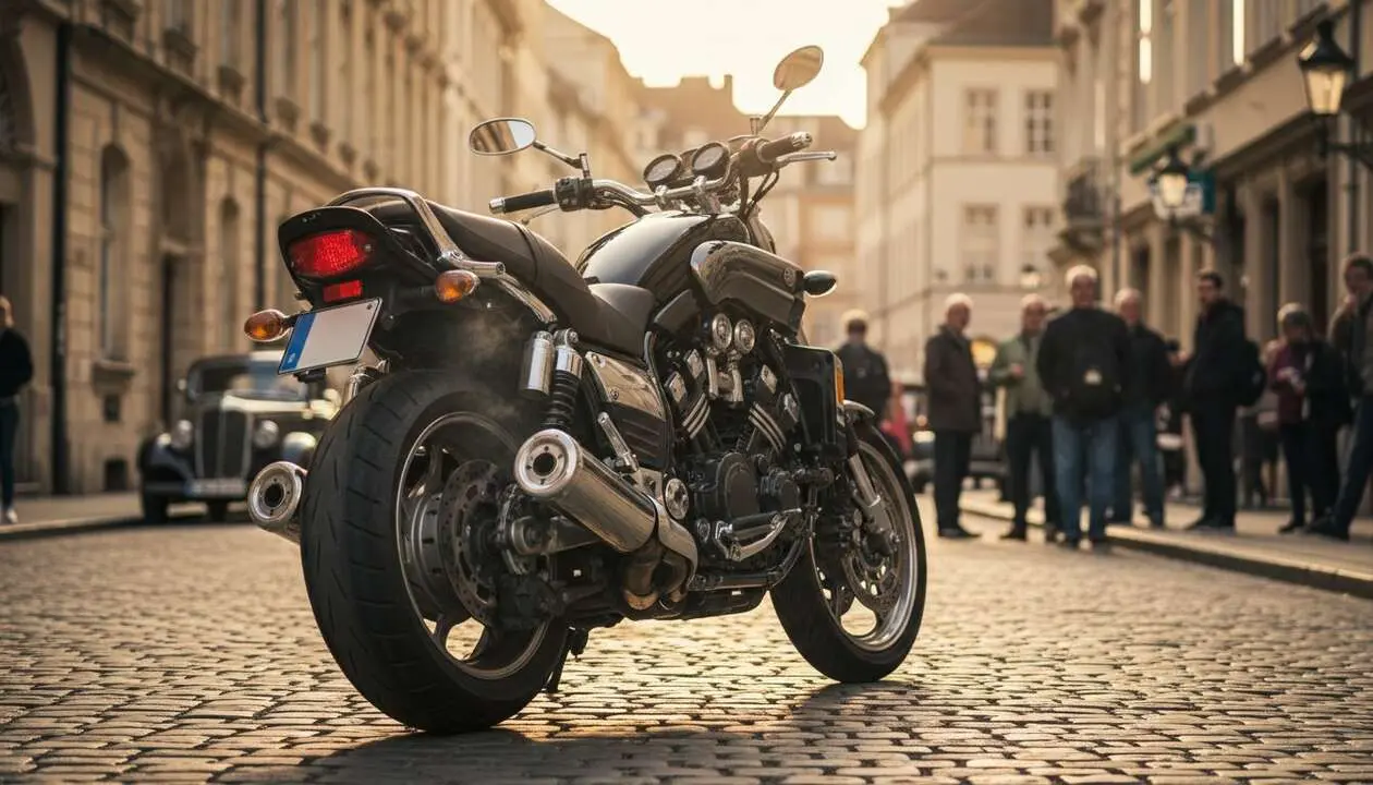  Yamaha V-Max 1700 en perfecto estado, la moto usada que m&aacute;s se revaloriza en el mercado actual &mdash; Imagen generada por IA 