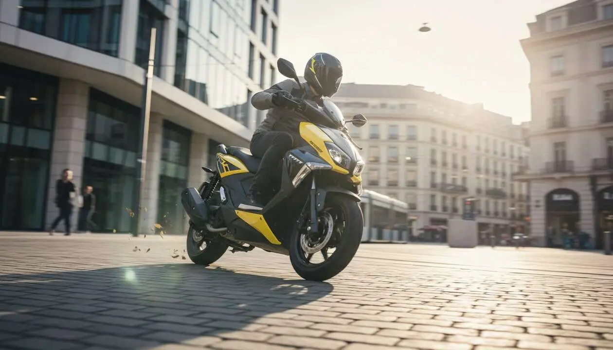  MITT T-Rox 125 2026 destacada scooter urbana moderna y eficiente para la movilidad en la ciudad &mdash; Imagen generada por IA 