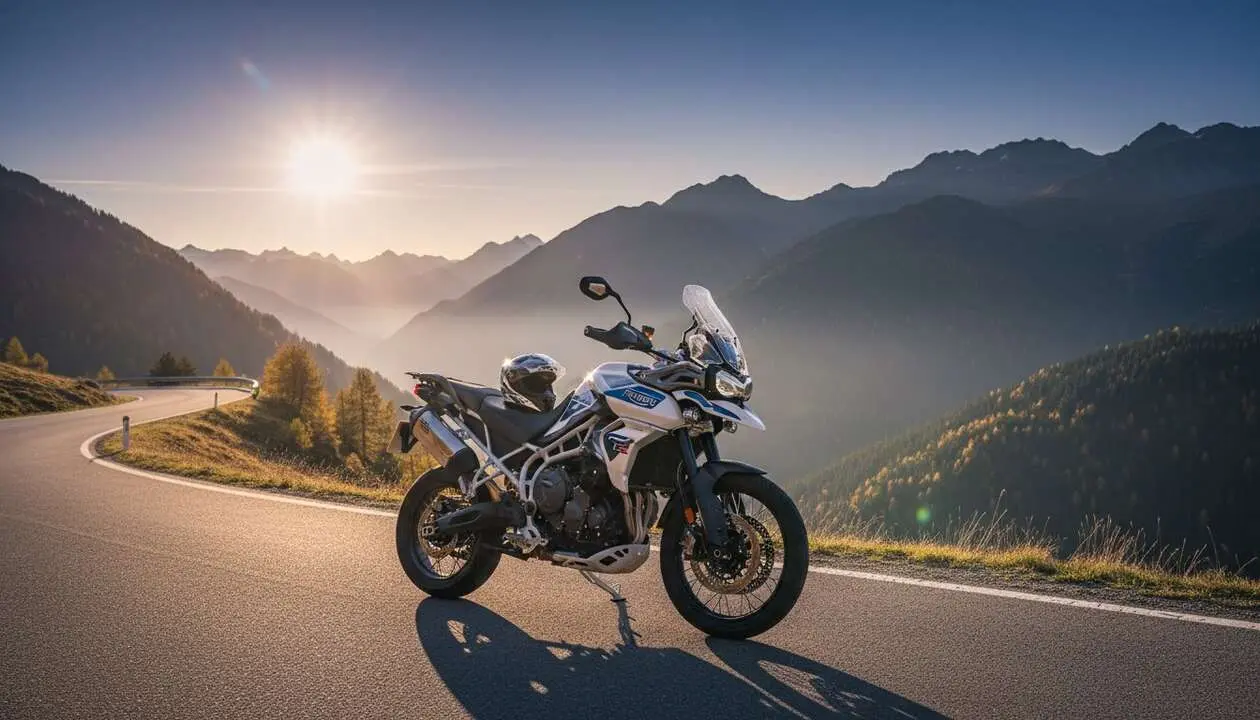  Triumph Tiger 900 Alpine Edition 2026 en color rojo y detalles exclusivos desde 16.795 euros precio oficial de lanzamiento &mdash; Imagen generada por IA 