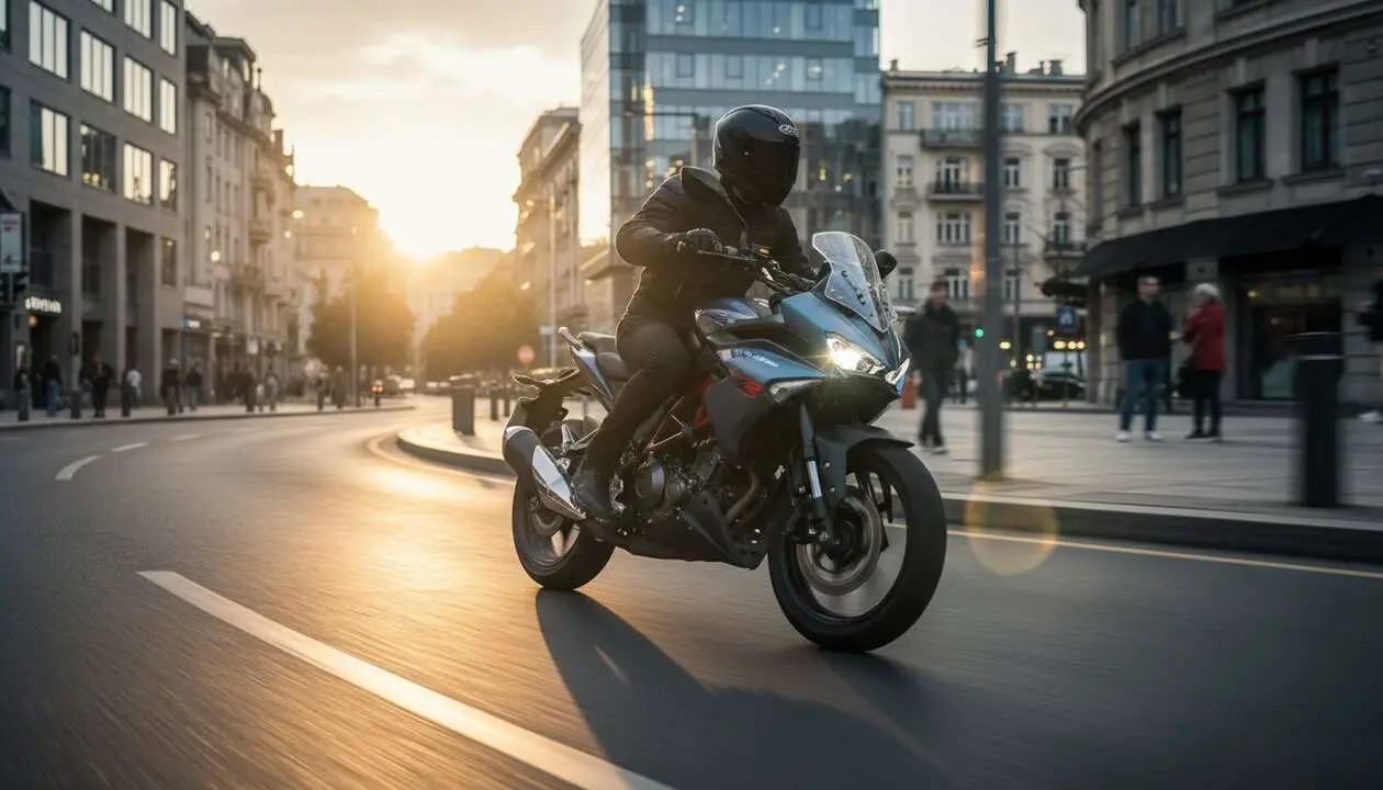  QJMOTOR ATR 125 revolucionando las motos urbanas con dise&ntilde;os modernos y alto rendimiento para la ciudad - Imagen generada por IA 