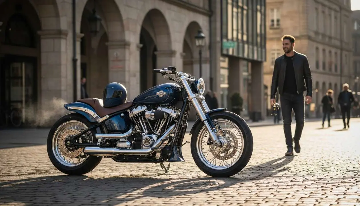  Harley Davidson 1900 cc modelo disponible para conducir con carnet B por 41.000 euros en Espa&ntilde;a - Imagen generada por IA 