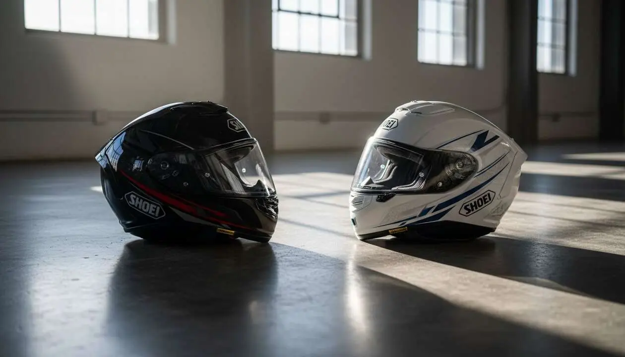  Comparativa detallada entre los cascos de moto Shoei NXR y GT-Air para elegir el mejor modelo para ti - Imagen generada por IA 