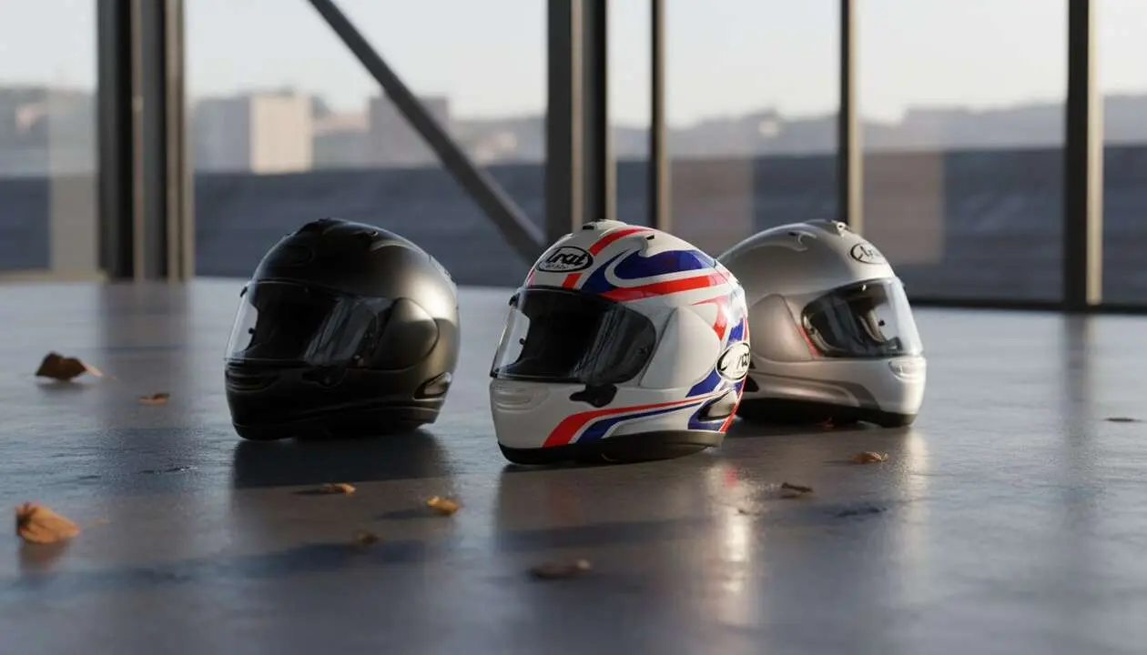  Cascos Arai para motoristas que garantizan m&aacute;xima seguridad y confort en cada viaje por carretera - Imagen generada por IA 