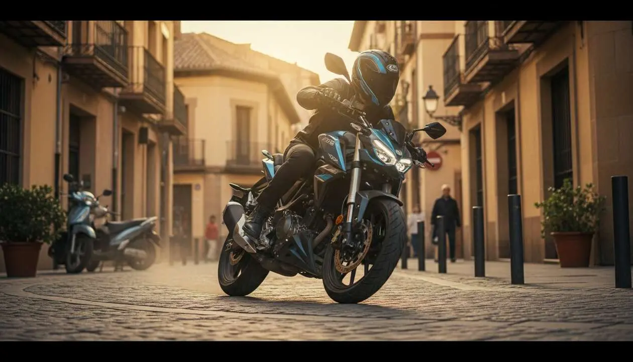  Zontes U125 moto china innovadora que est&aacute; conquistando las calles y carreteras de Espa&ntilde;a con estilo y tecnolog&iacute;a avanzada - Imagen generada por IA 