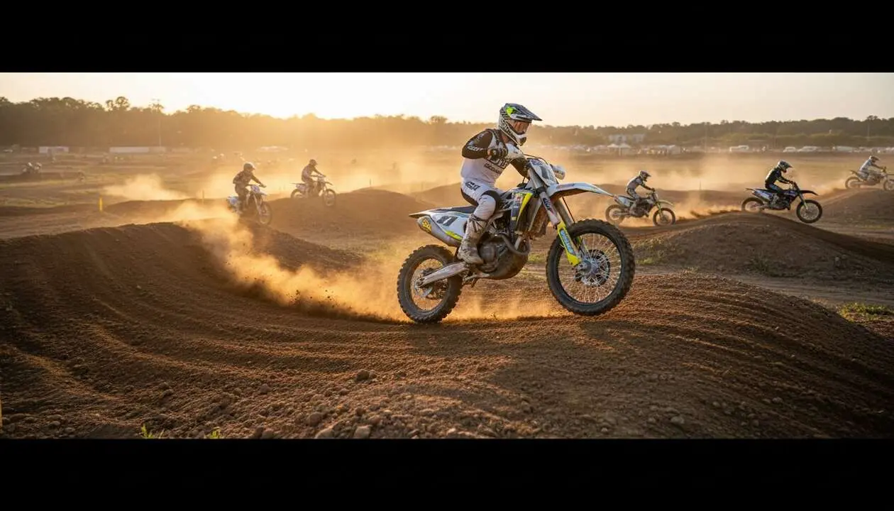  Motocross con Husqvarna: 5 razones sorprendentes por las que es la marca favorita para pilotos expertos - Imagen generada por IA 