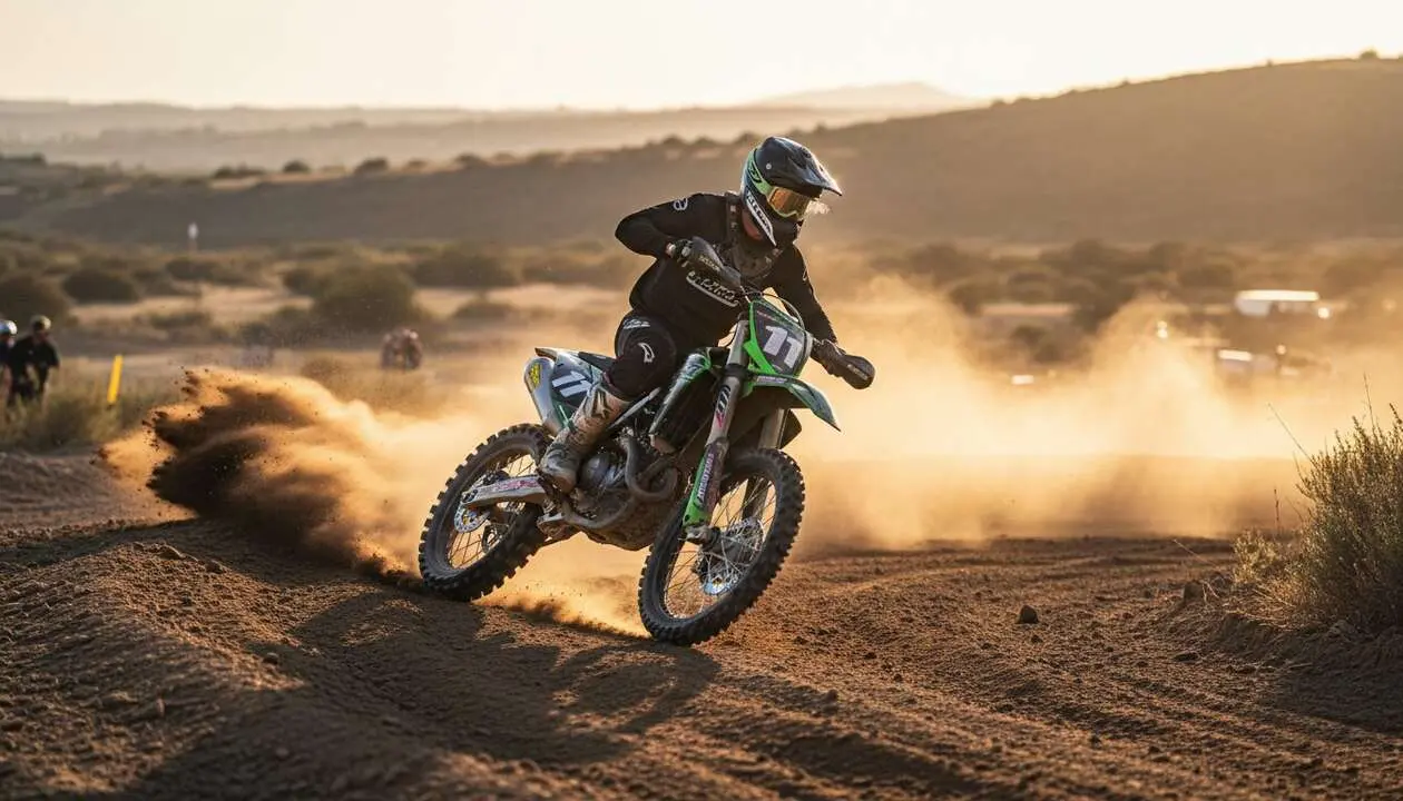  Triumph TF 250-X en acci&oacute;n, la moto 250cc que est&aacute; revolucionando el mercado con su dise&ntilde;o y prestaciones superiores - Imagen generada por IA 