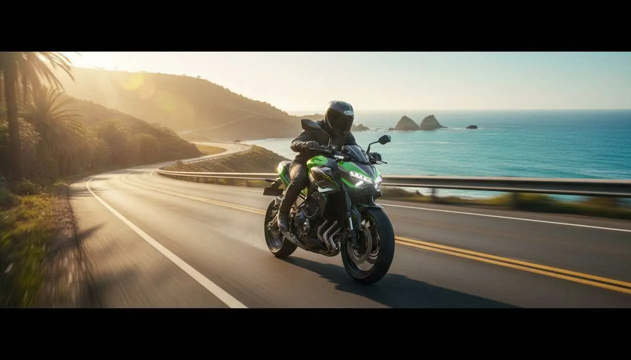  Nueva Kawasaki Z 650 S 2026 mostrando su dise&ntilde;o moderno y potencia revolucionaria en motocicletas deportivas - Imagen generada por IA 