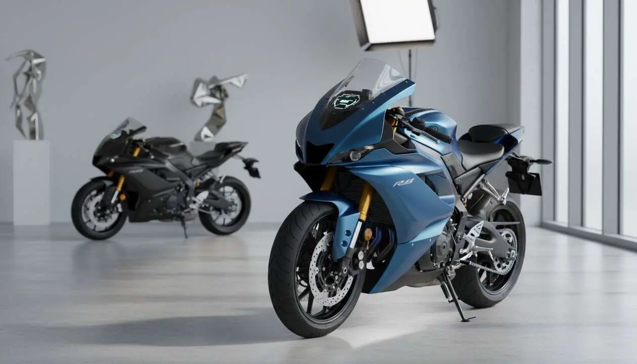  Yamaha R2 2024 comparativa con modelo anterior mostrando detalles y mejoras t&eacute;cnicas destacadas - Imagen generada por IA 