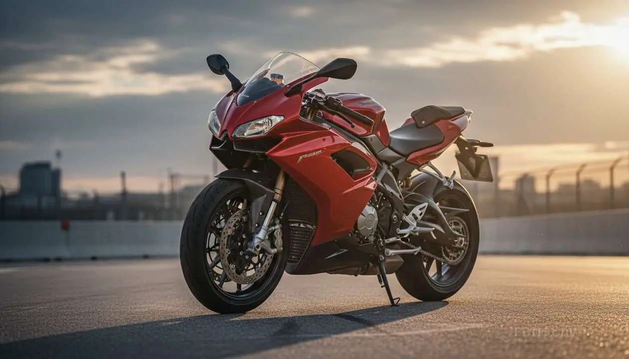  Benelli Tornado 550 en acci&oacute;n mostrando su dise&ntilde;o deportivo y rendimiento excepcional por solo 6.490 euros - Imagen generada por IA 