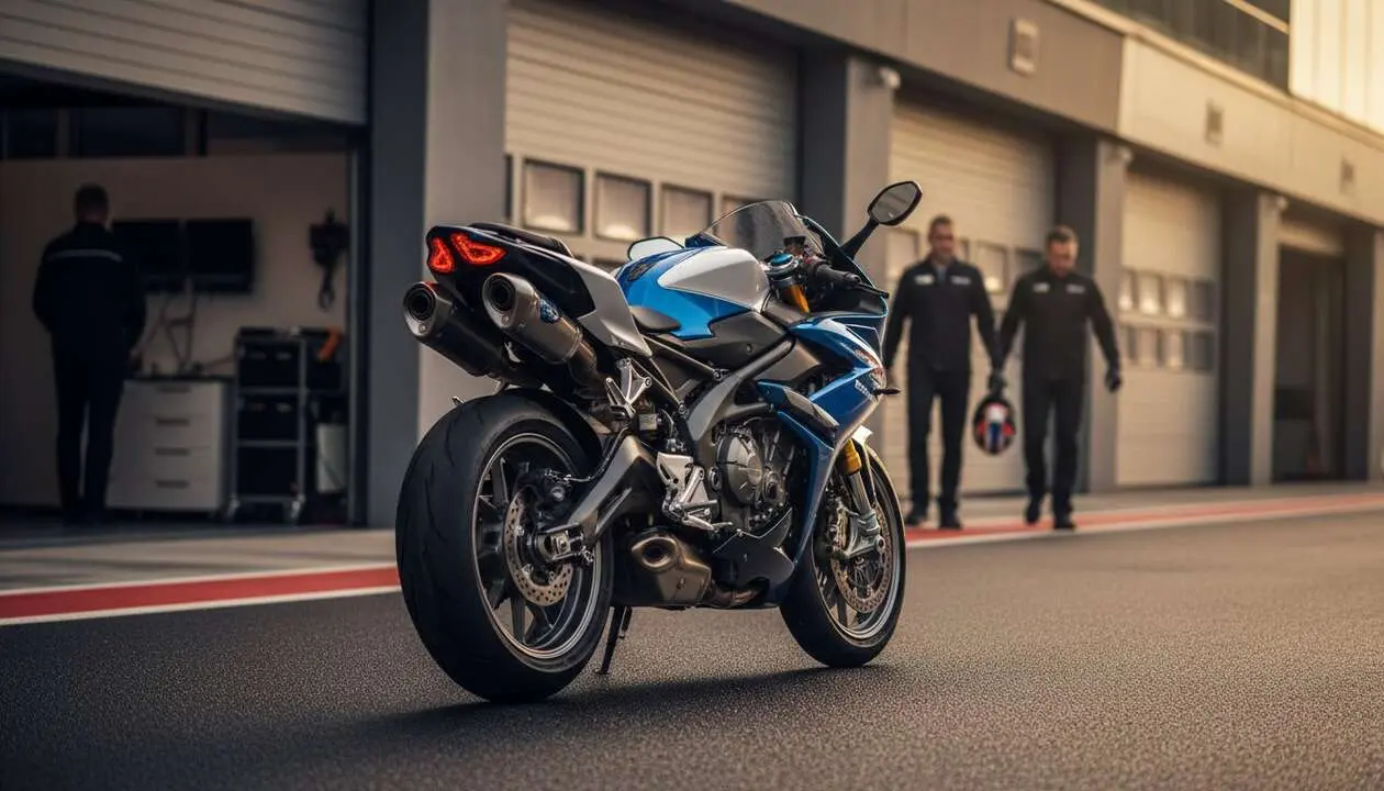  Benelli Tornado 550 destacada en carretera mostrando su dise&ntilde;o deportivo y tecnolog&iacute;a avanzada a precio accesible - Imagen generada por IA 