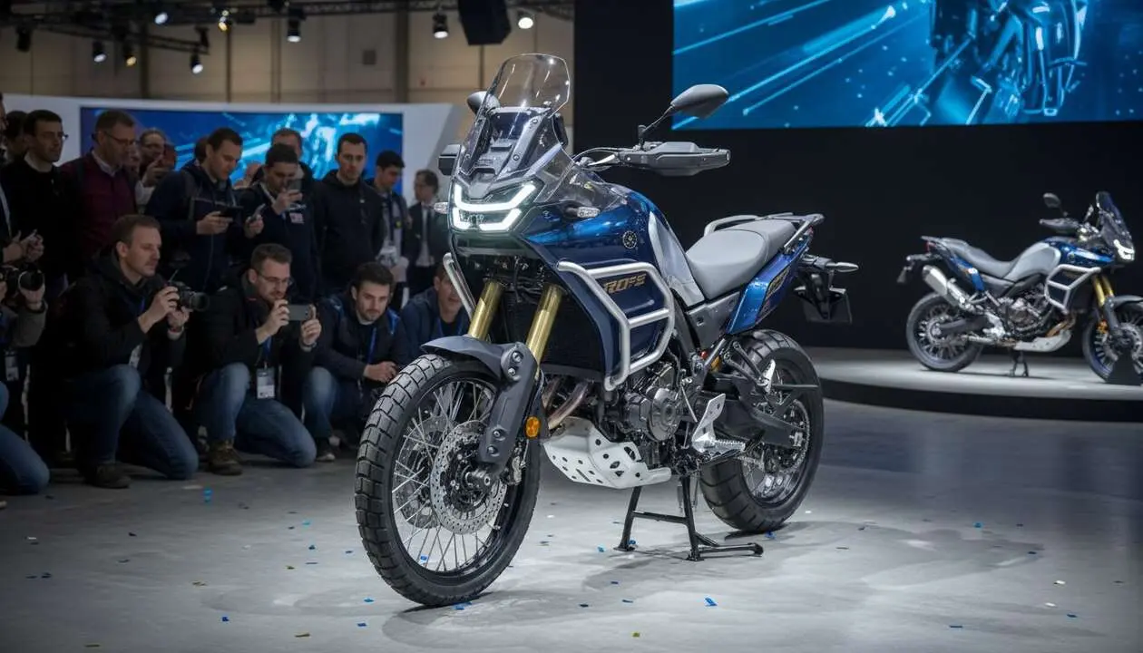 Yamaha presenta su nueva Tenere 900 en EICMA 2026 con dise&ntilde;o innovador y tecnolog&iacute;a avanzada para aventuras off-road - Imagen generada por IA 