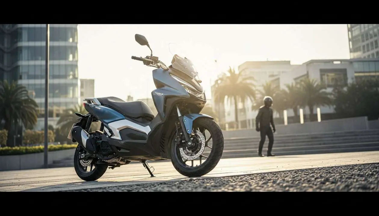  Honda presenta su nueva scooter crossover eficiente y econ&oacute;mica ideal para movilidad urbana sostenible - Imagen generada por IA 
