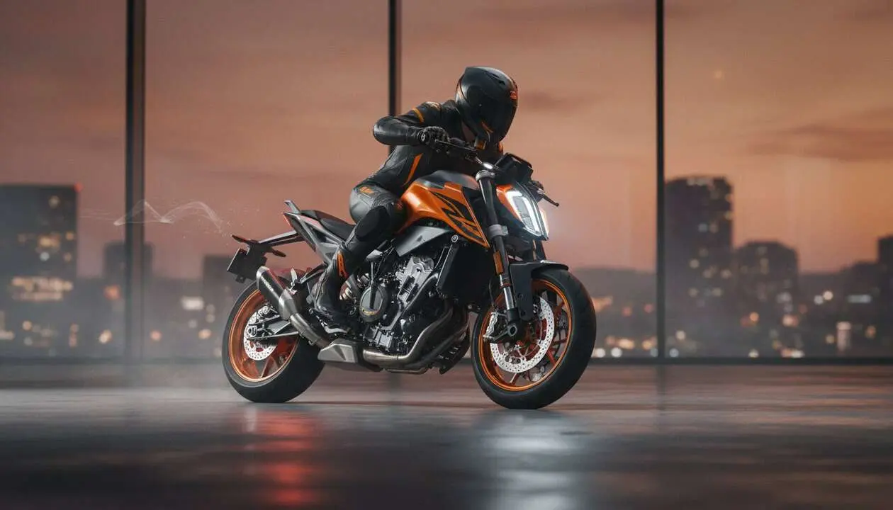  KTM 790 Duke 2027 con menos peso, nueva ergonom&iacute;a y 105 CV - Imagen generada por IA 