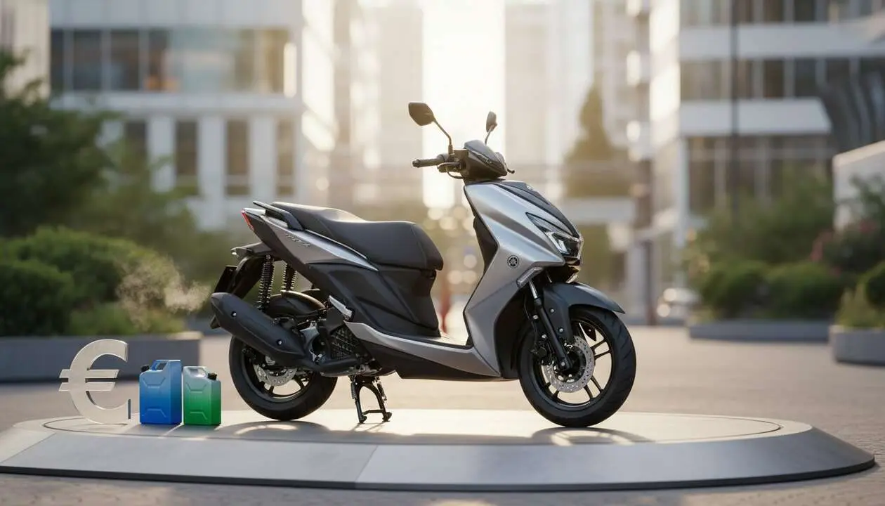  Yamaha Axis Z 2026, el scooter que promete menos de 2 litros por 2.000 euros - Imagen generada por IA 