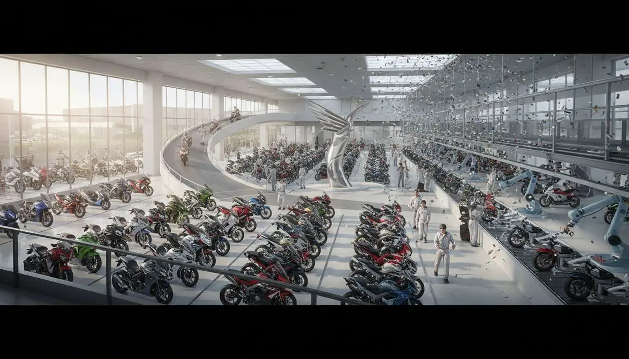 Honda dispara sus ventas de motos en 2026 hasta alcanzar 12,67 millones - Imagen generada por IA 