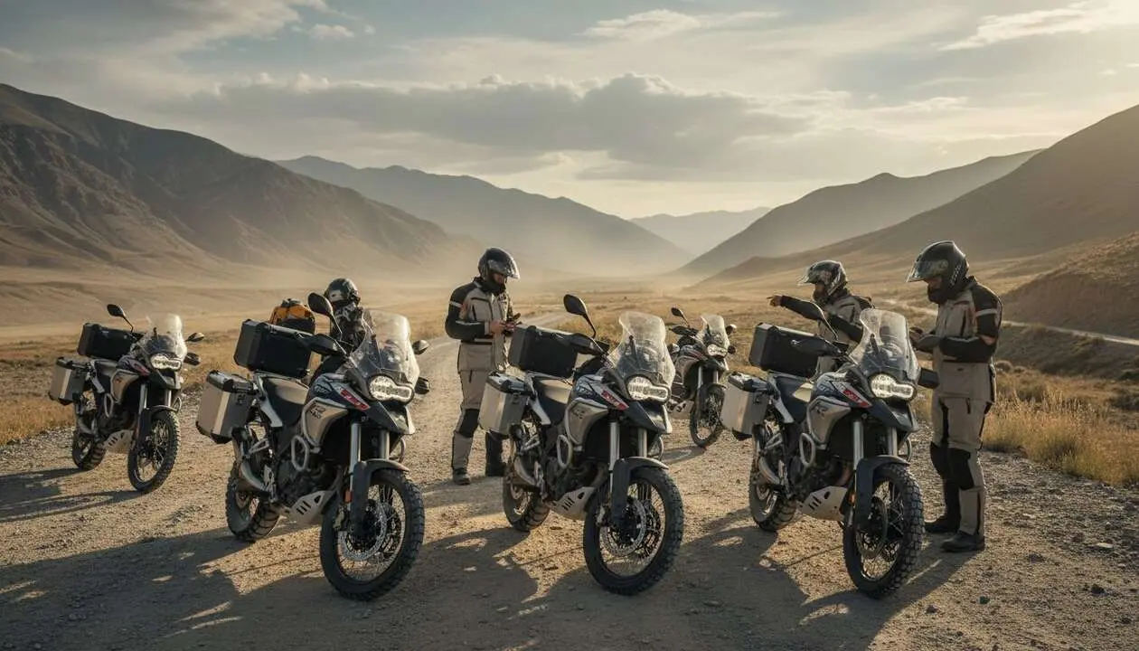  Voge Experience 2026 afronta un reto de 350 o 450 kil&oacute;metros en moto - Imagen generada por IA 