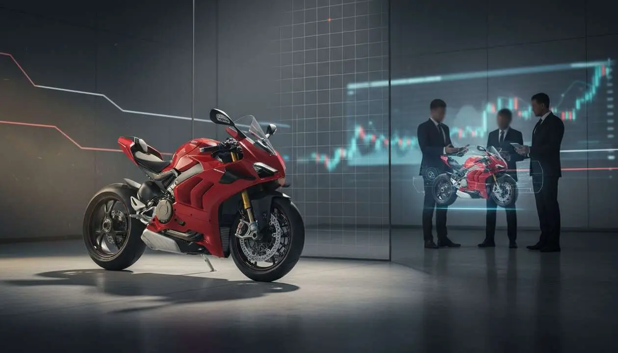  Volkswagen estudia vender Ducati por US$1.500 millones - Imagen generada por IA 