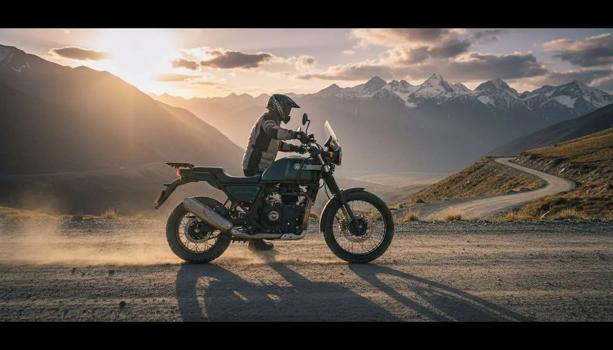  Royal Enfield Himalayan 440 con 25,4 CV y sexta marcha para viajes de aventura - Imagen generada por IA 