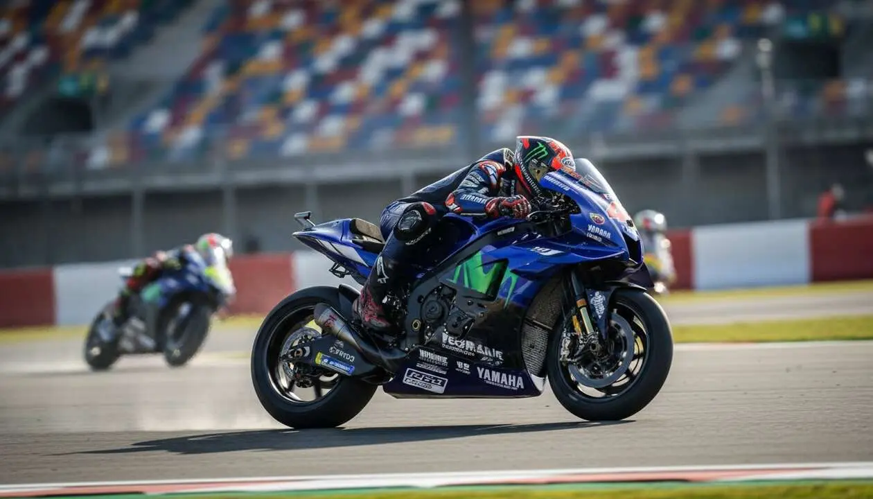  Yamaha M1 muestra sus garras en Montmel&oacute; ante la llegada de MotoGP 850cc - Imagen generada por IA 