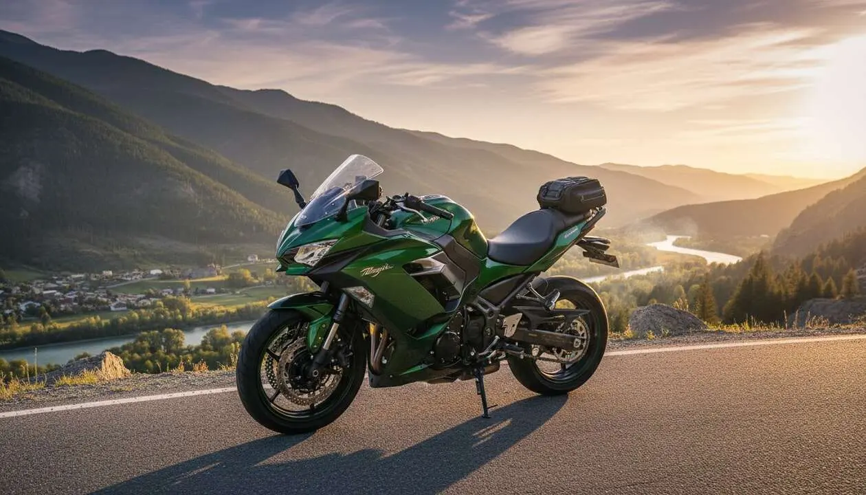  Kawasaki Ninja 1100SX, la rival sorprendente con un precio de 19.199 euros - Imagen generada por IA 