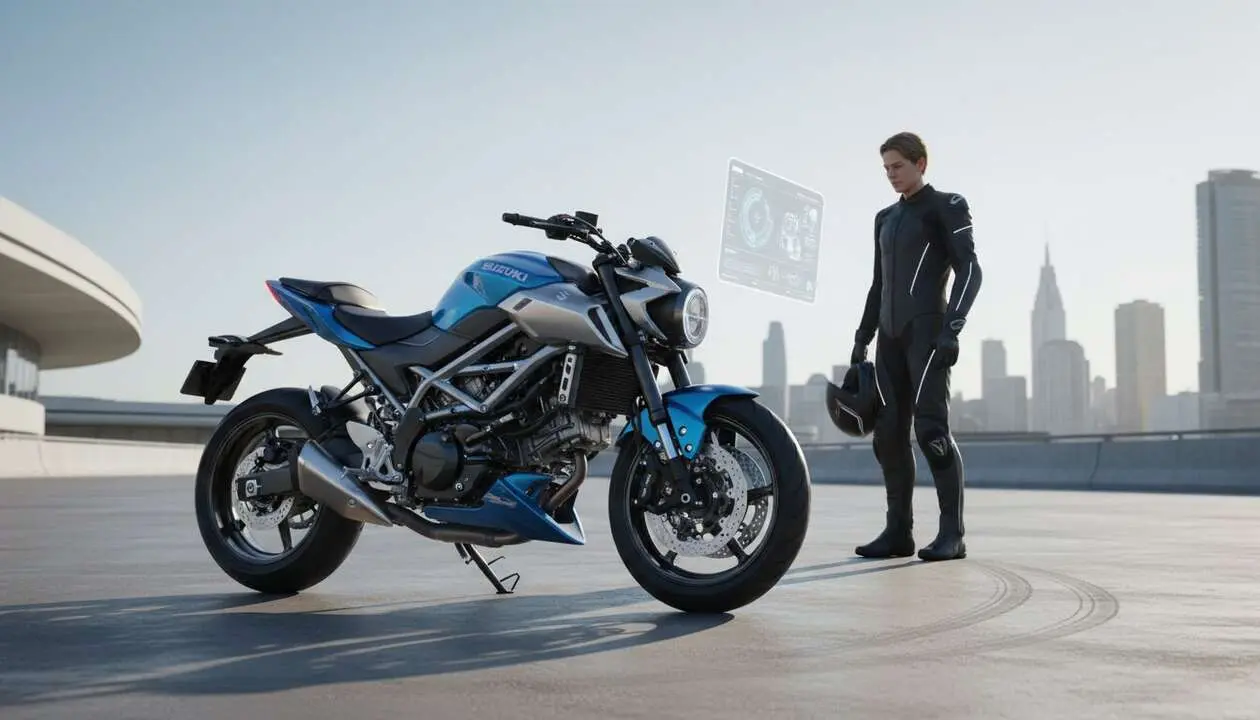  Suzuki SV 650 2027 con motor V2 renovado y tecnolog&iacute;a avanzada en su nueva generaci&oacute;n - Imagen generada por IA 