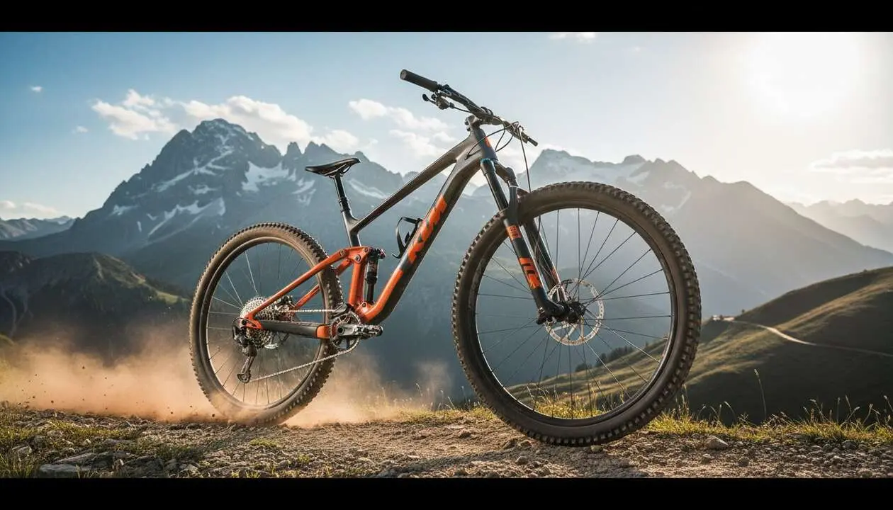  KTM Scarp Evo 4 32 Prototype, la MTB que hizo historia en el ciclismo de monta&ntilde;a - Imagen generada por IA 