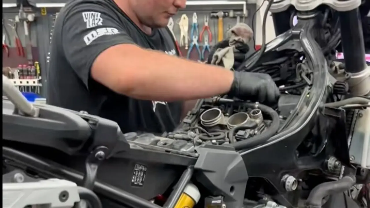 La BMW F 850 GS