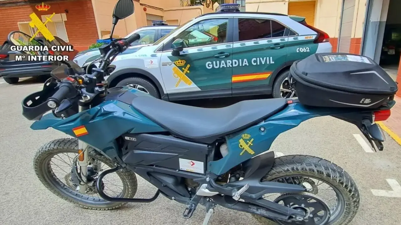 Las motos eléctricas de la Guardia Civil