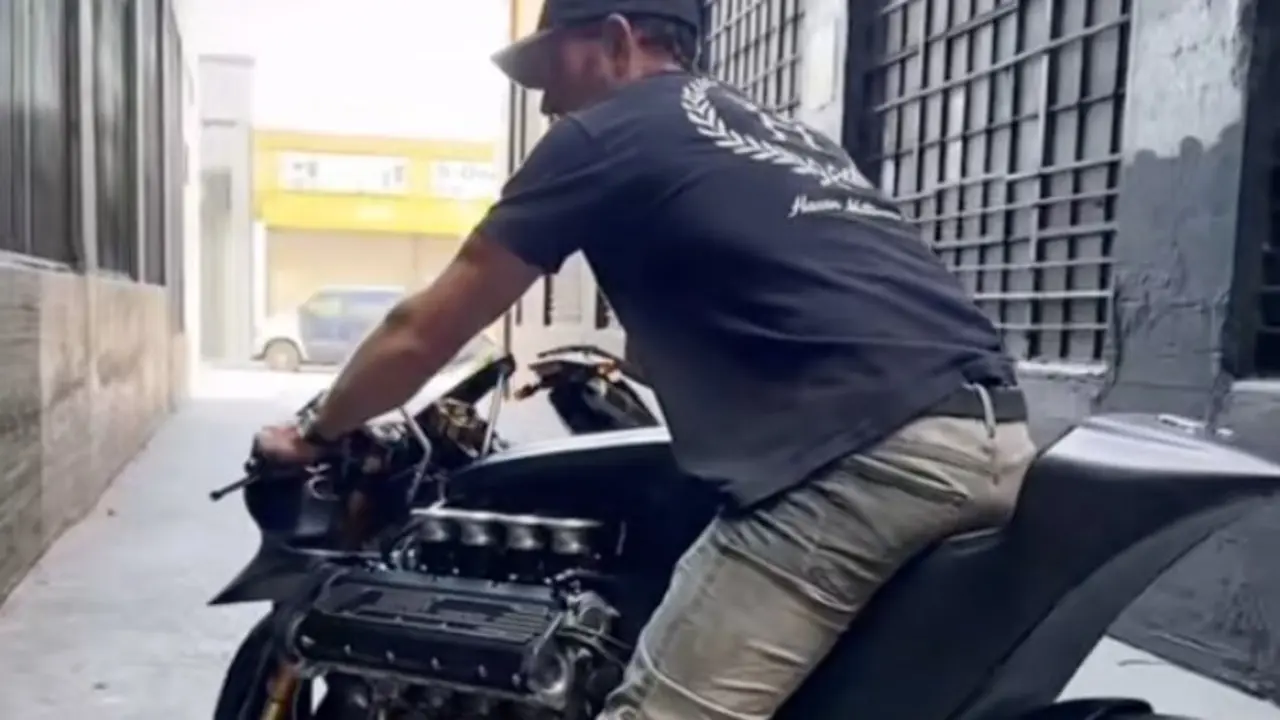La moto de Ferrari