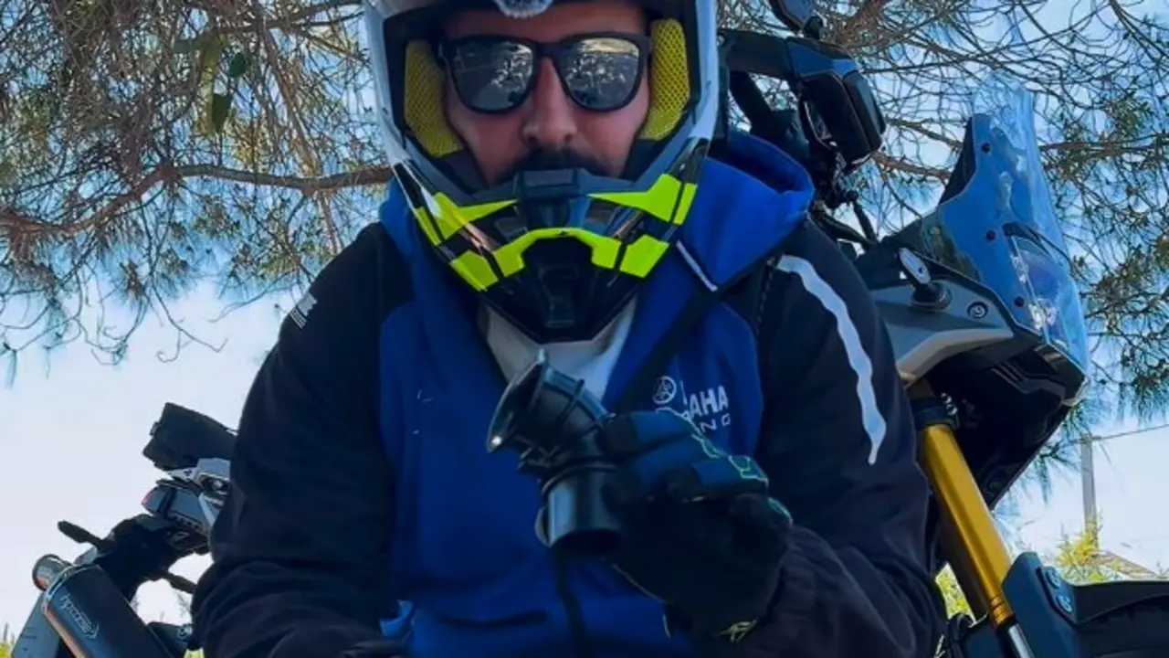 El propietario de la Yamaha Tenere