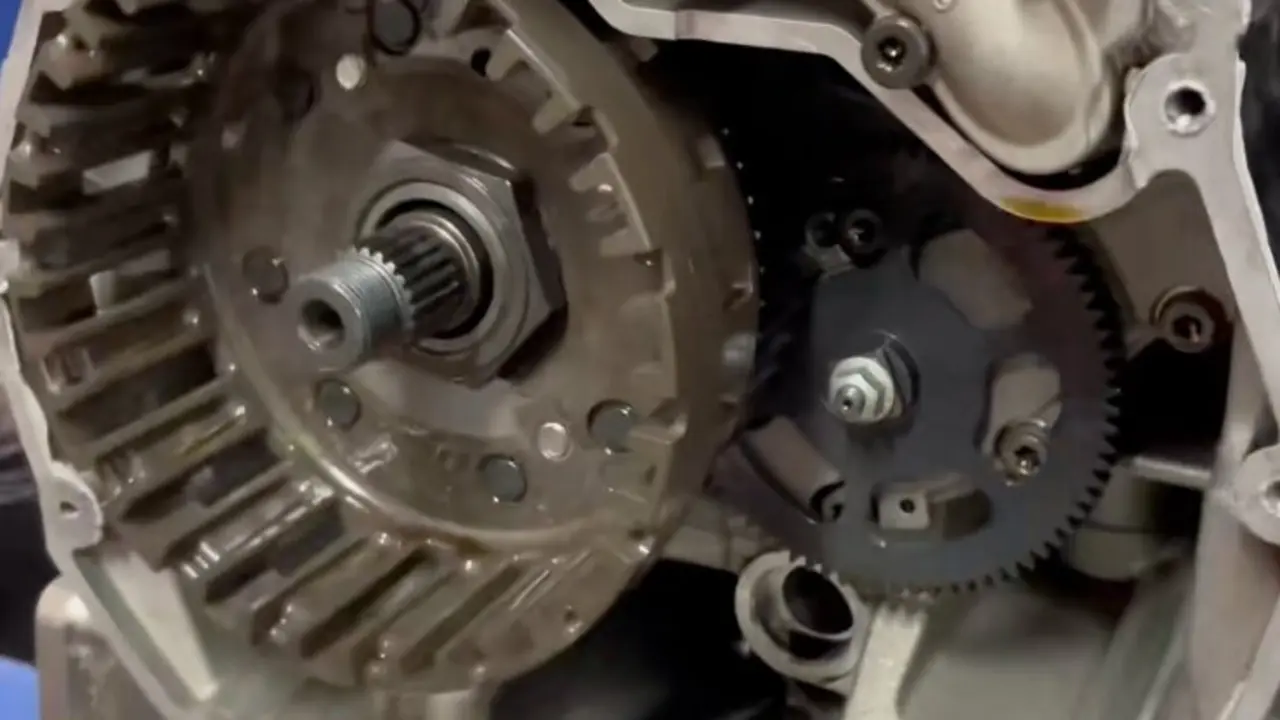 El motor de la BMW R 1200 GS desmontado