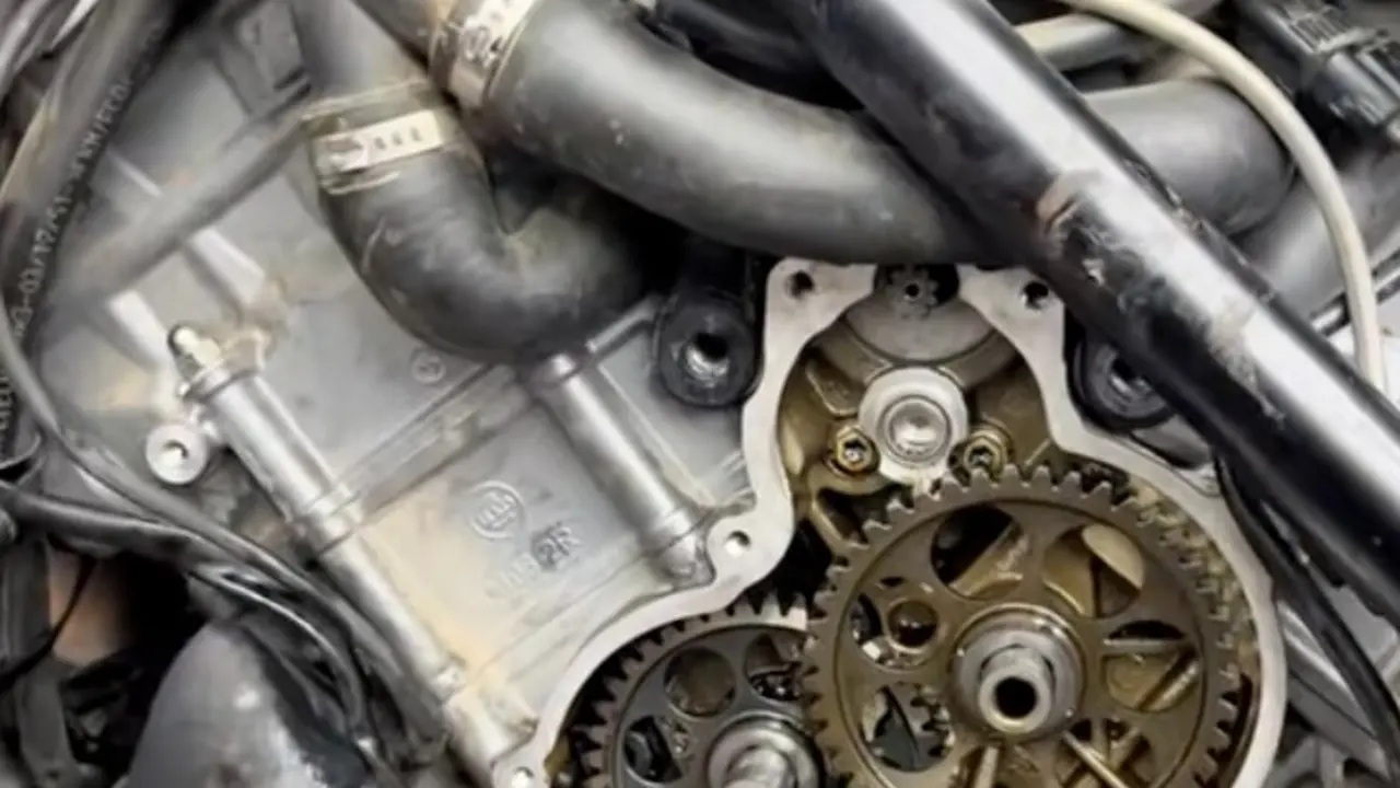 El motor de la KTM 1290 SuperAdventure