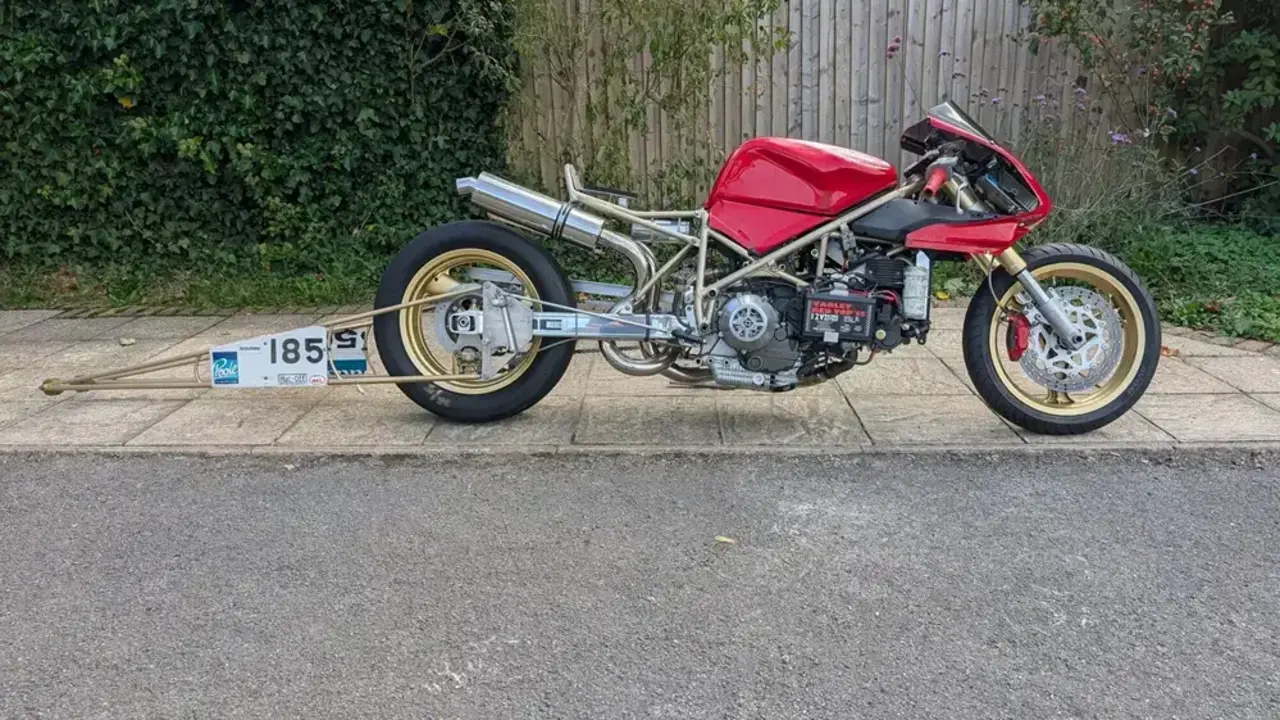 Ducati 916 drag bike