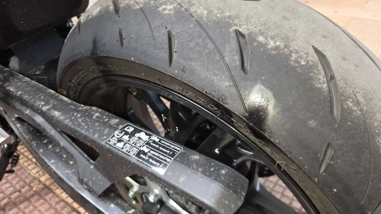 La rueda de la Suzuki