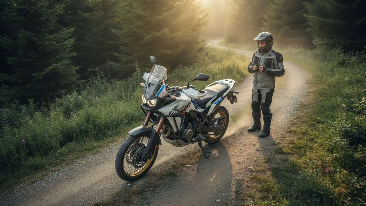  Honda XL750 Transalp 2026 con tecnolog&iacute;a E-Clutch revolucionaria para una conducci&oacute;n m&aacute;s suave y eficiente &mdash; Imagen generada por IA 