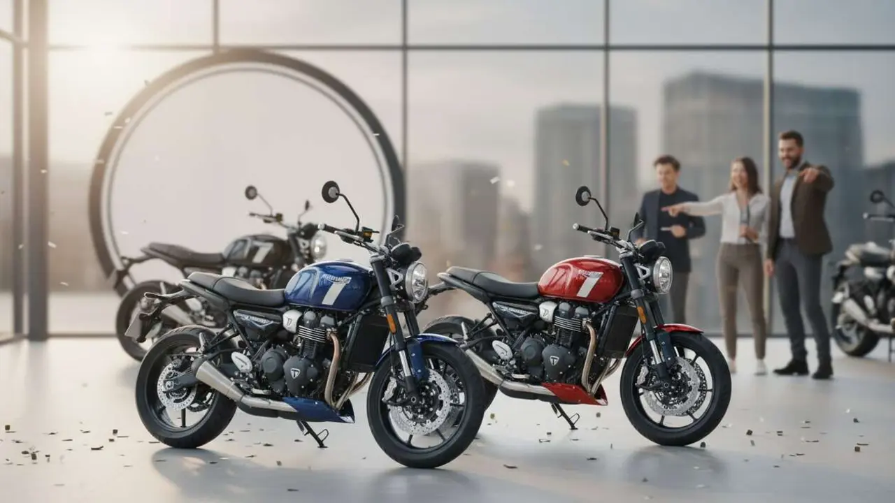  Moto Triumph gama 400 cc con rebajas y matriculaci&oacute;n gratis para una compra m&aacute;s accesible en 2024 &mdash; Imagen generada por IA 