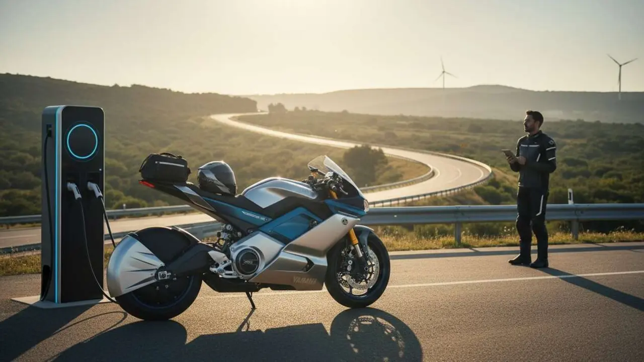 Nueva moto sin carnet de Yamaha con 800 km de autonom&iacute;a para una movilidad eficiente y sin restricciones legales &mdash; Imagen generada por IA 