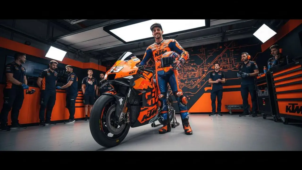  Fabio Di Giannantonio fichaje oficial por KTM para MotoGP 2027 destacando impacto y expectativas futuras &mdash; Imagen generada por IA 