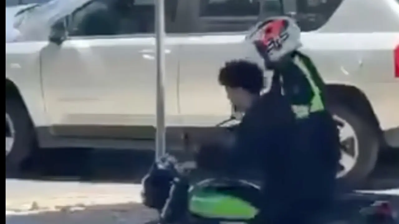 El robo de una moto