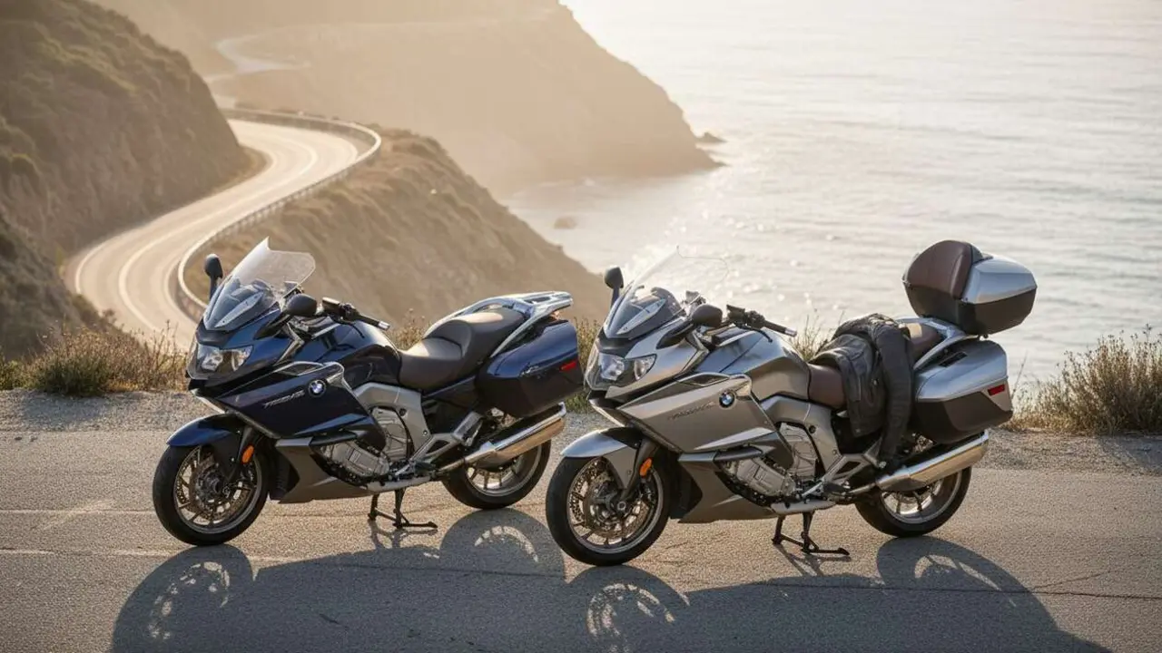  Comparativa BMW K 1600 GT y GTL en detalle para elegir la mejor moto touring para tus viajes largos &mdash; Imagen generada por IA 