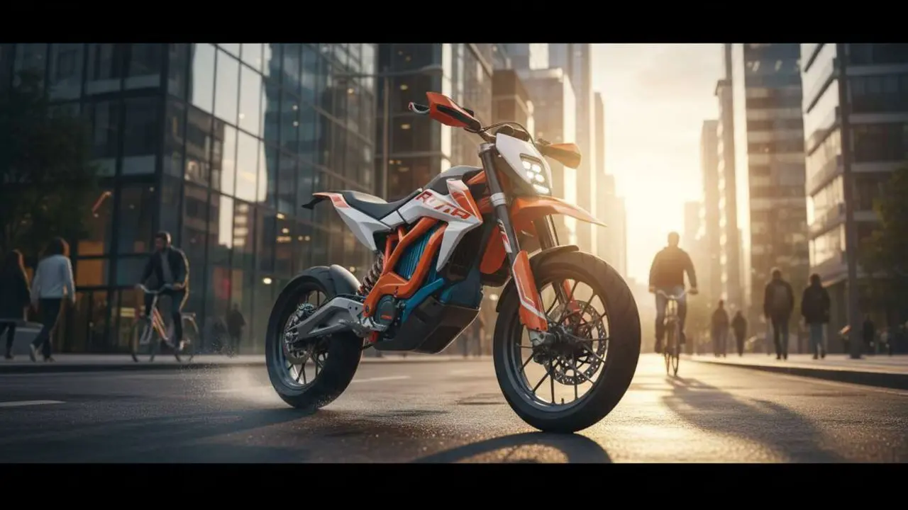  KTM Freeride E 2027 la trail el&eacute;ctrica innovadora que revoluciona la movilidad urbana sostenible &mdash; Imagen generada por IA 