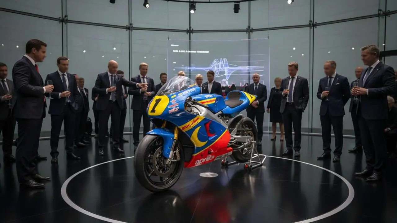  Aprilia RS125R de Valentino Rossi en venta millonaria con historia y detalles exclusivos de la moto deportiva &mdash; Imagen generada por IA 