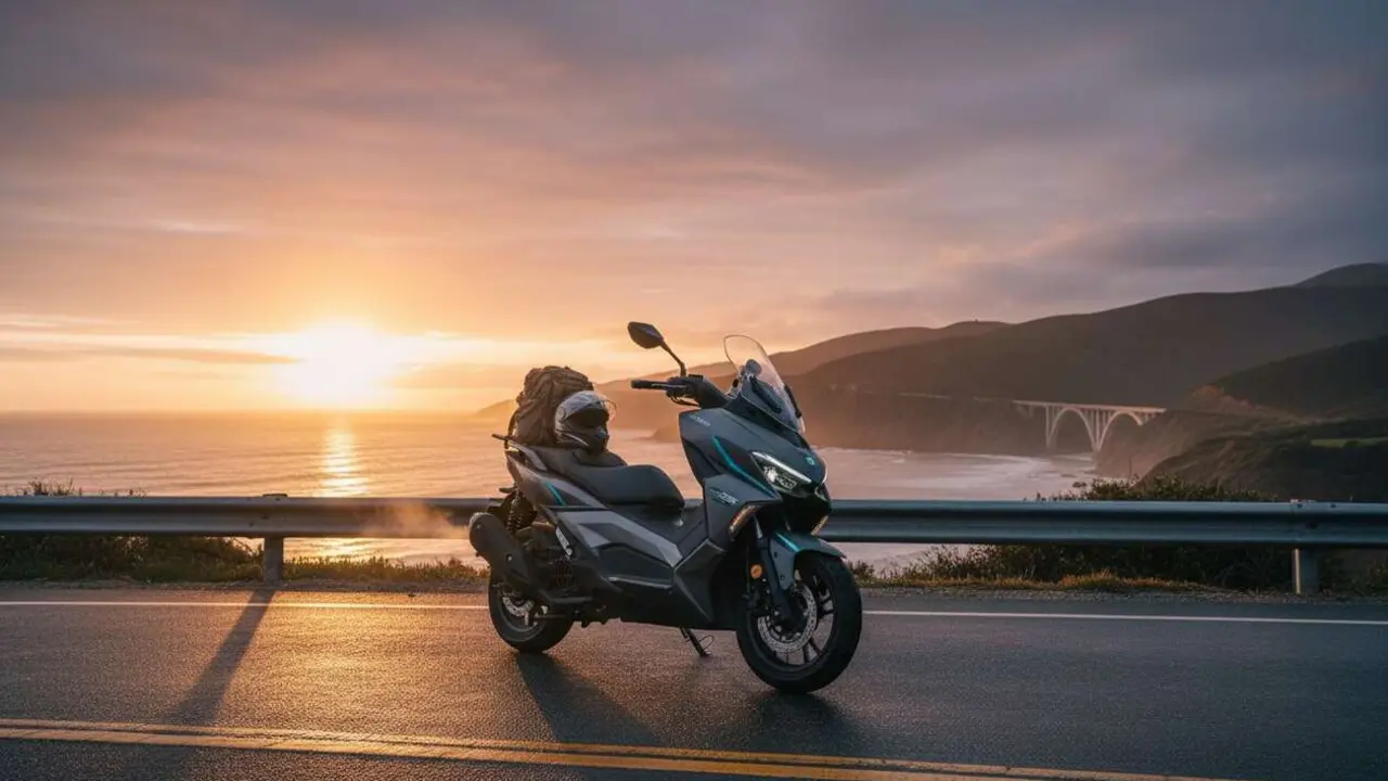 Scooter Zontes 368G MY26 con dise&ntilde;o crossover y tecnolog&iacute;a avanzada para m&aacute;xima potencia y rendimiento &mdash; Imagen generada por IA 