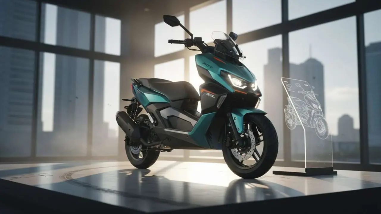  MITT ADV PRO 125 scooter barata y eficiente para moverse en ciudad en 2026 con excelente relaci&oacute;n calidad precio &mdash; Imagen generada por IA 