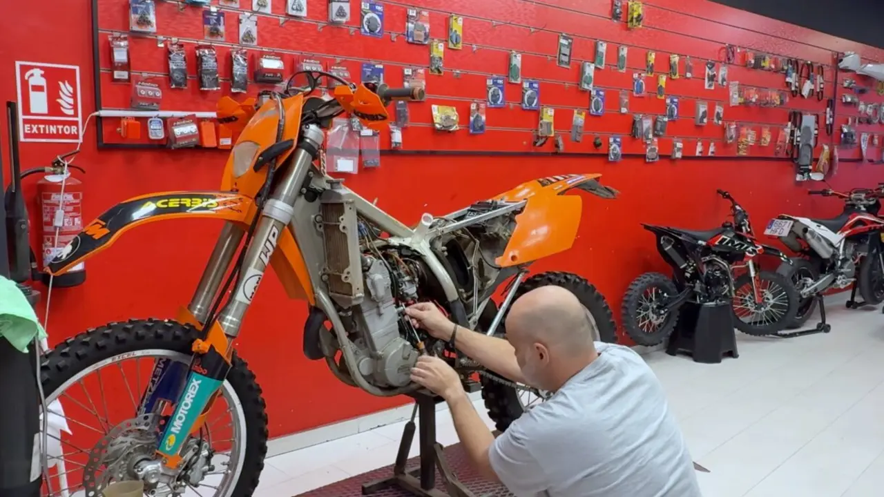 La KTM en Bibimotos Corse