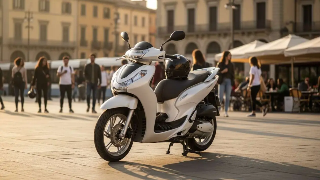  Honda SH125i para permiso A2 moto autom&aacute;tica sin embrague ideal para ciudad y desplazamientos c&oacute;modos &mdash; Imagen generada por IA 