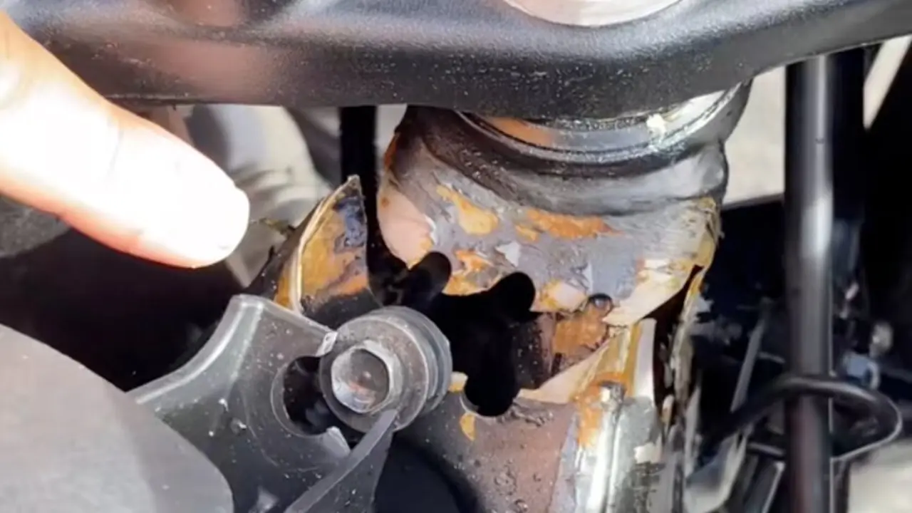 El chasis de la Honda Africa Twin