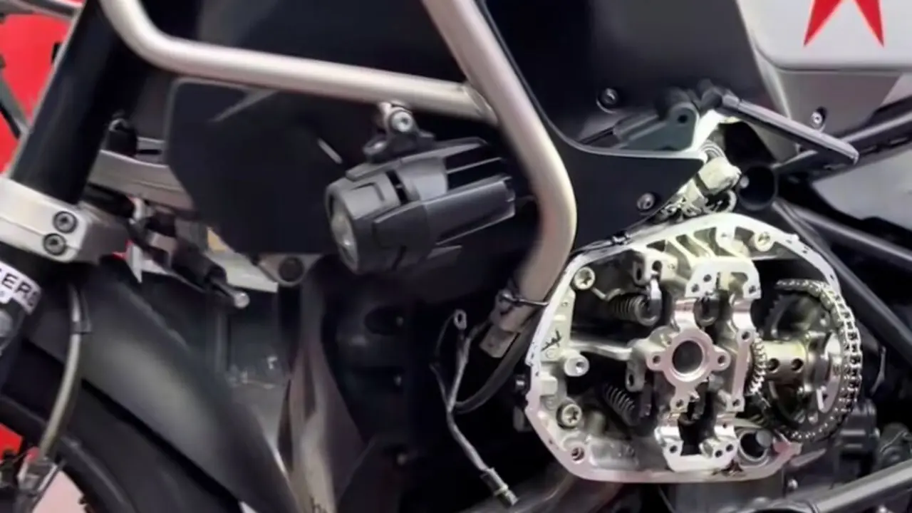 El motor de una BMW R 1200 GS