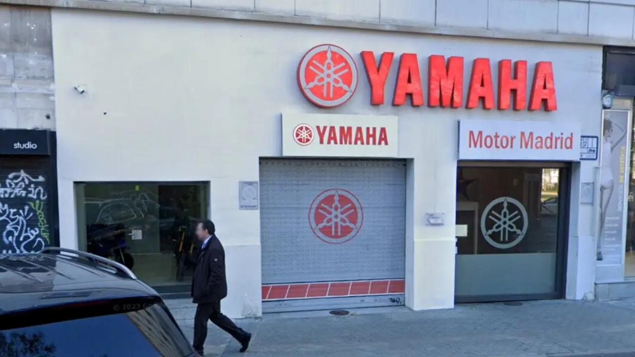 El concesionario de Yamaha de la calle Zurbano